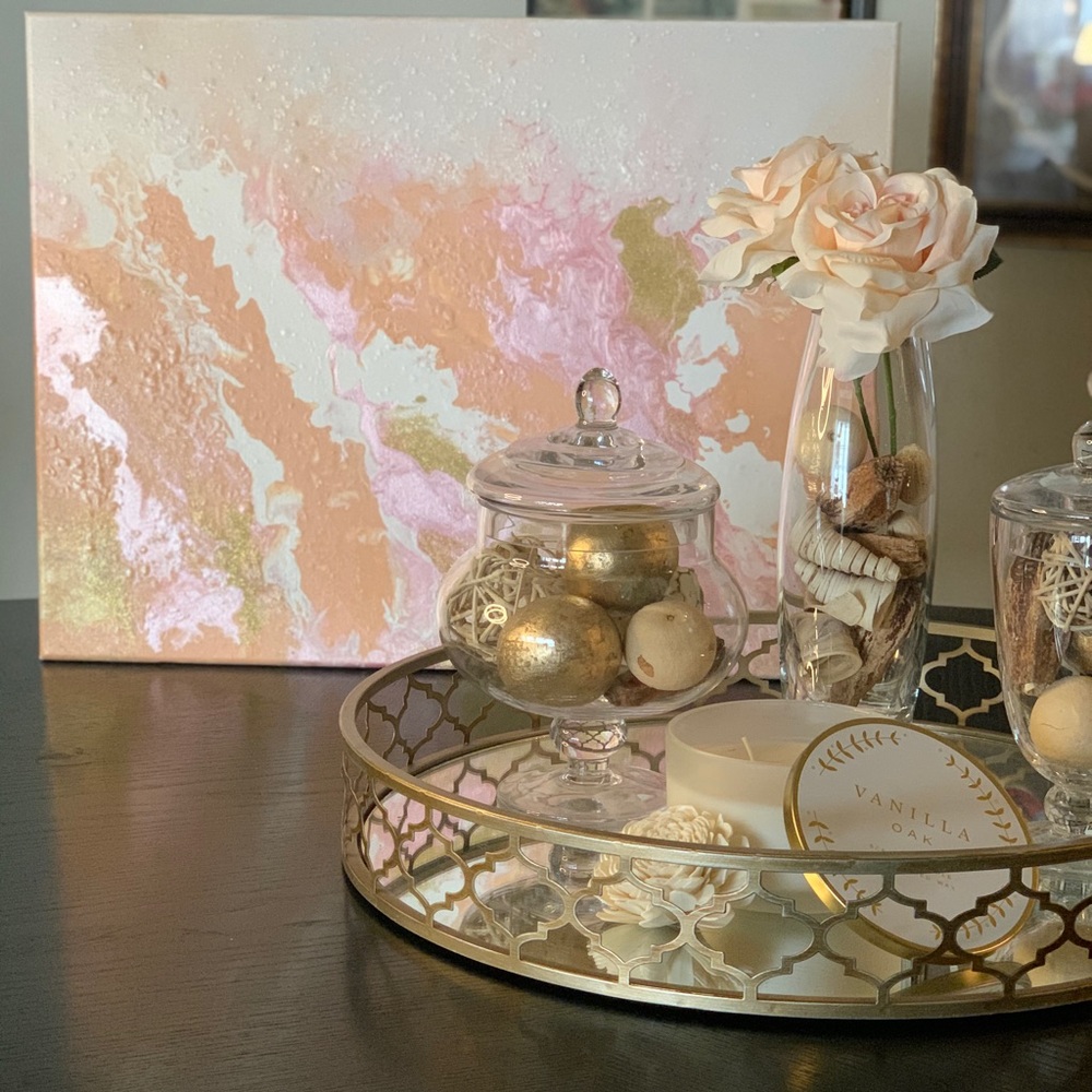 Pour Painting Satin Sunset
